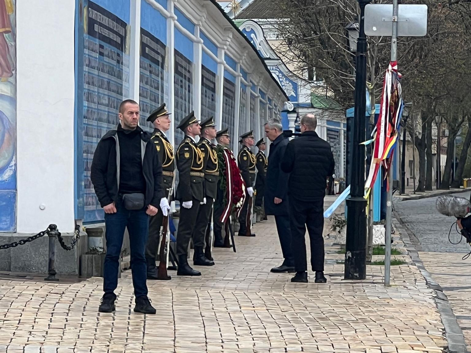 Jens Stoltenberg arrives in Kyiv on unannounced visit