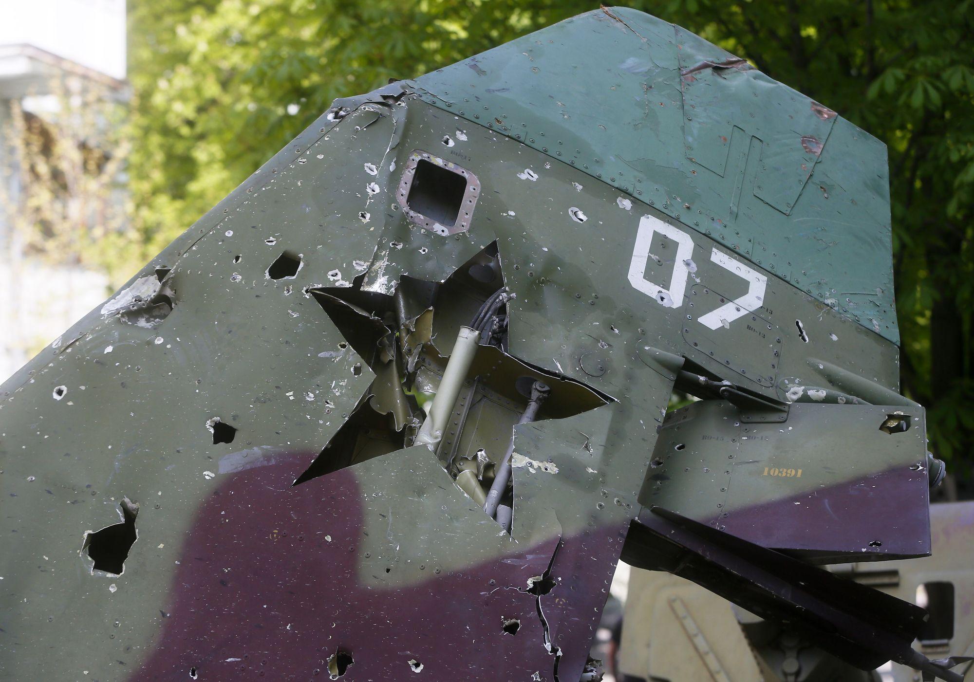 Ukraine claims Russian Su-25 jet downed in Donetsk Oblast