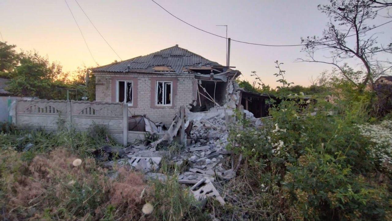 The aftermath of Russian strikes in Donetsk Oblast on June 22, 2023. (Source: Governor Pavlo Kyrylenko/Telegram)