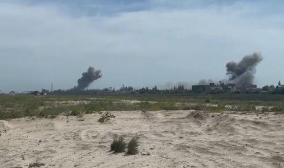 Explosions reported in occupied parts of Kherson Oblast