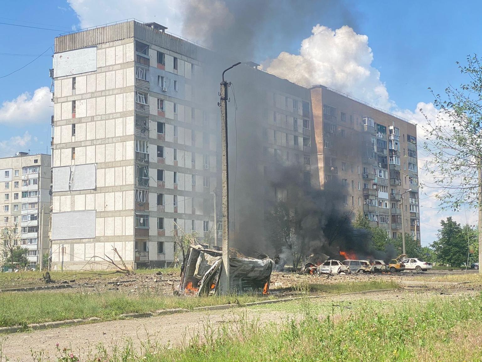 Russian shelling of Kharkiv Oblast injures 16