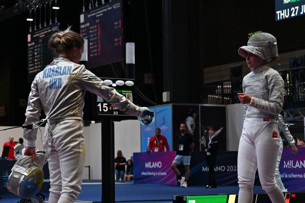 IOC urges international sporting federations to show 'sensitivity' after Ukrainian fencer disqualified