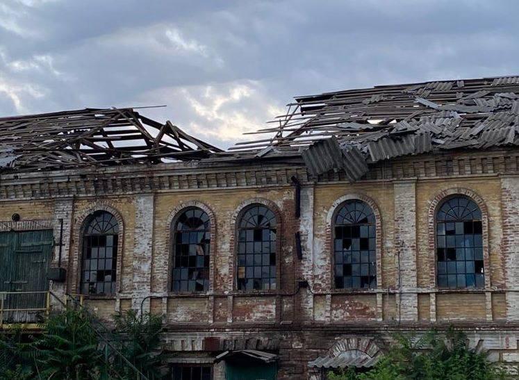 The aftermath of Russian strikes against Dnipropetrovsk Oblast on July 20, 2023. (Governor Serhii Lysak/Telegram)