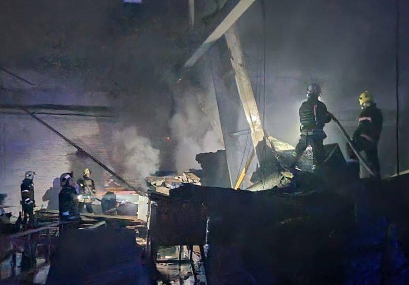The aftermath of the Russian drone strike against Kryvyi Rih, Dnipropetrovsk Oblast on July 14, 2023. (Source: Serhii Lysak)