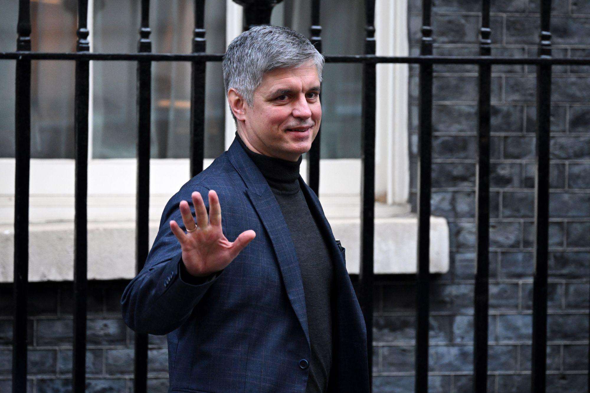 Vadym Prystaiko, the outgoing Ukrainian ambassador to the U.K., on February 8, 2023 