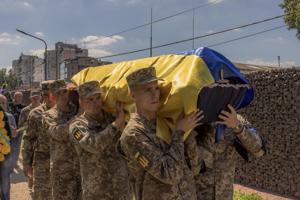 Ukraine retrieves 50 bodies of fallen soldiers