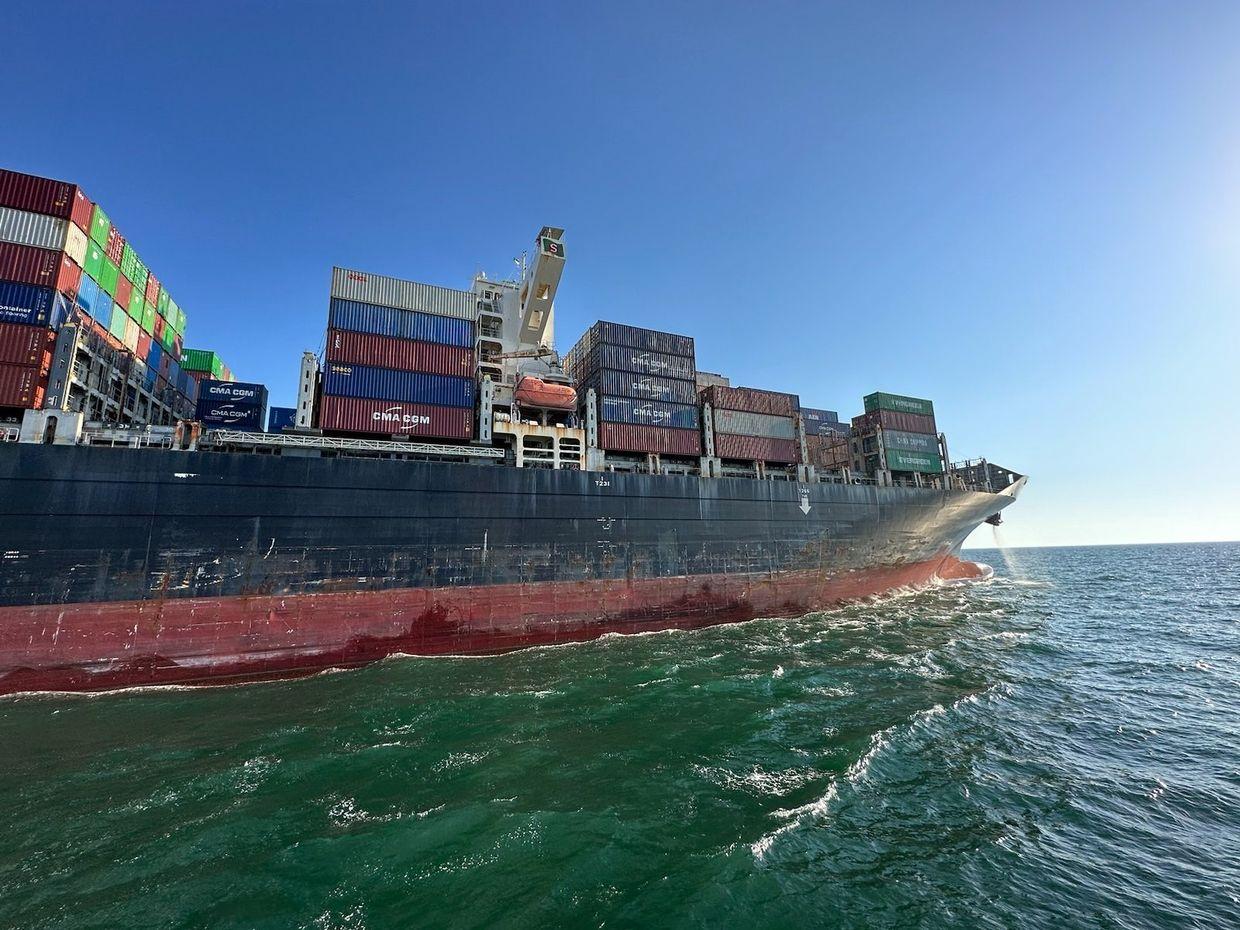 Minister: First vessel sails through temporary Black Sea corridor