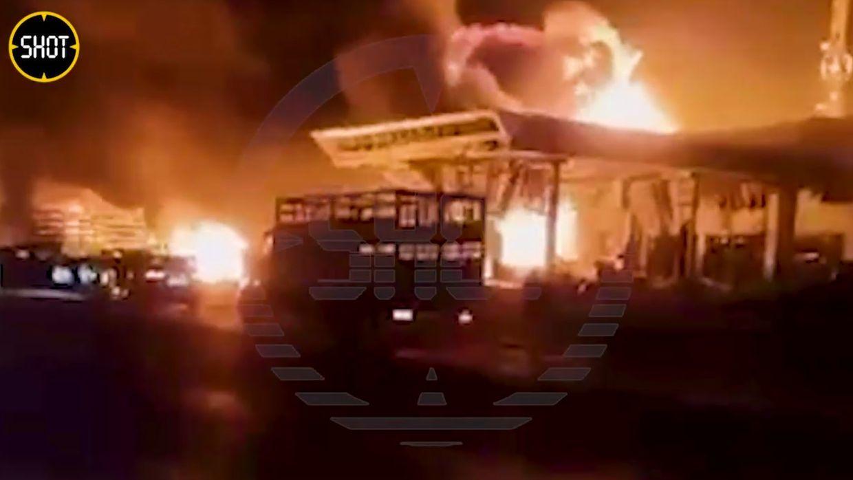 Russian sources claim explosions at oil field, gas station