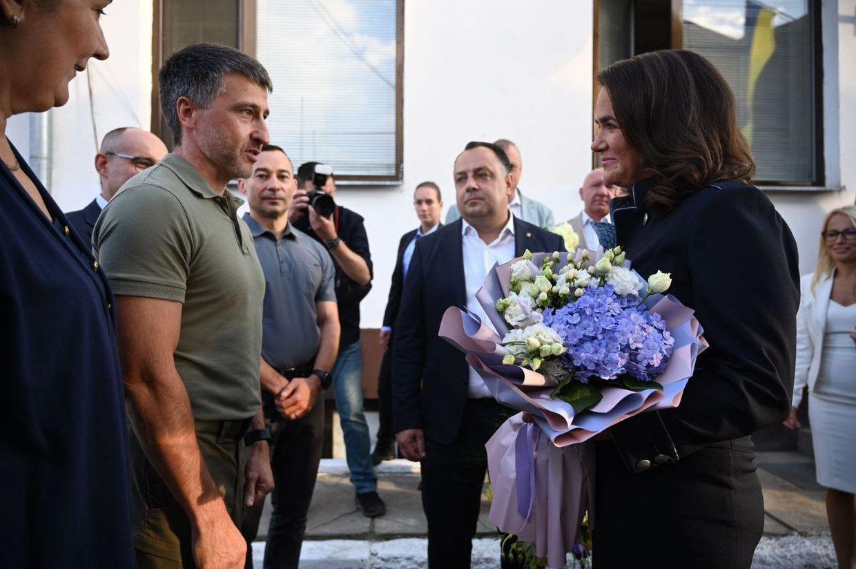 Hungarian president arrives in Zakarpattia Oblast