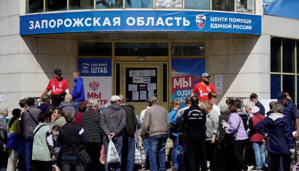 Official: 'United Russia' HQ destroyed in Zaporizhzhia Oblast amid sham elections
