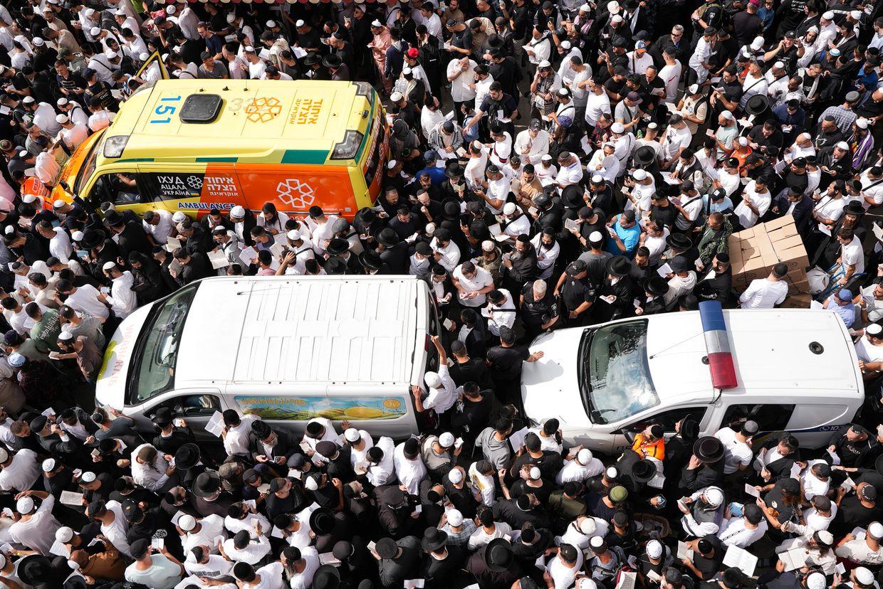 Ministry: Over 35,000 pilgrims travel to Uman for Jewish New Year