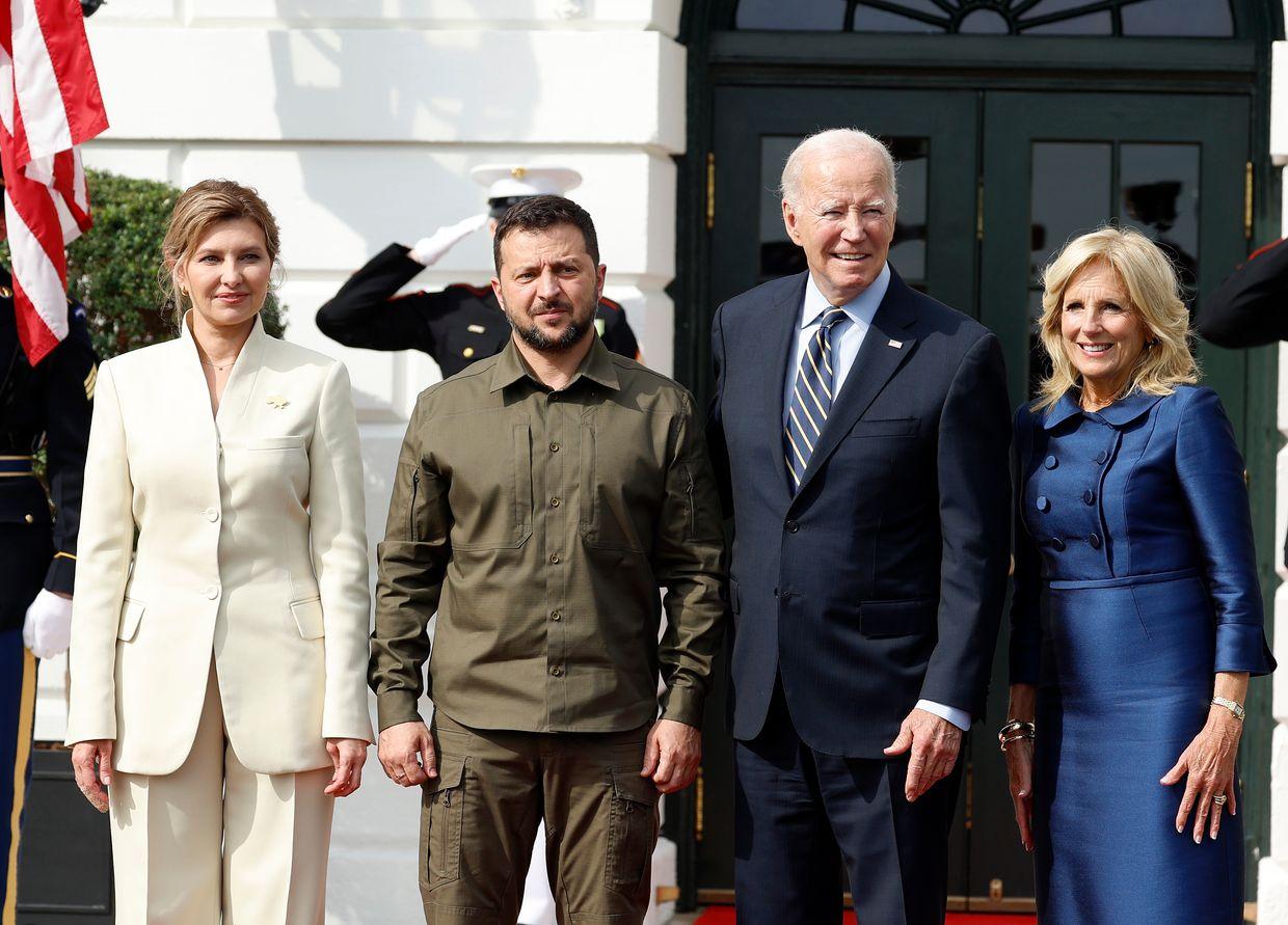 Zelensky arrives at White House for meeting with Biden