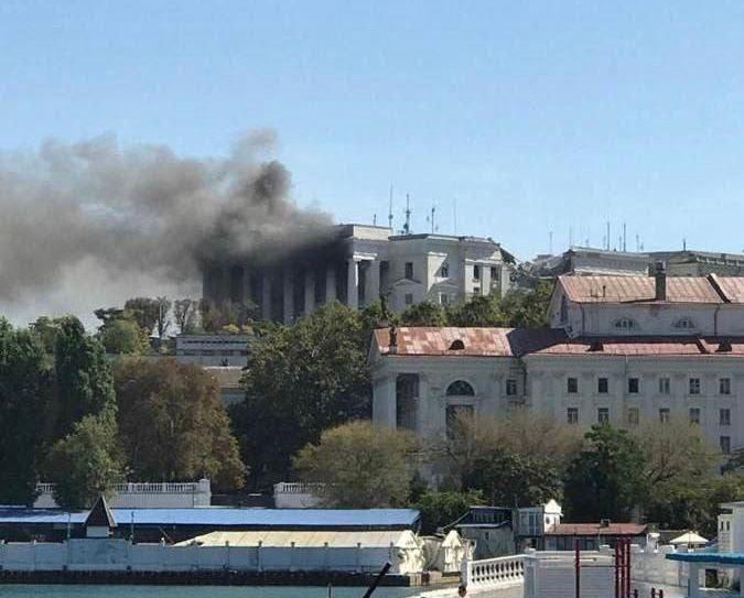 Ukrainian military strikes Russia's Black Sea Fleet headquarters