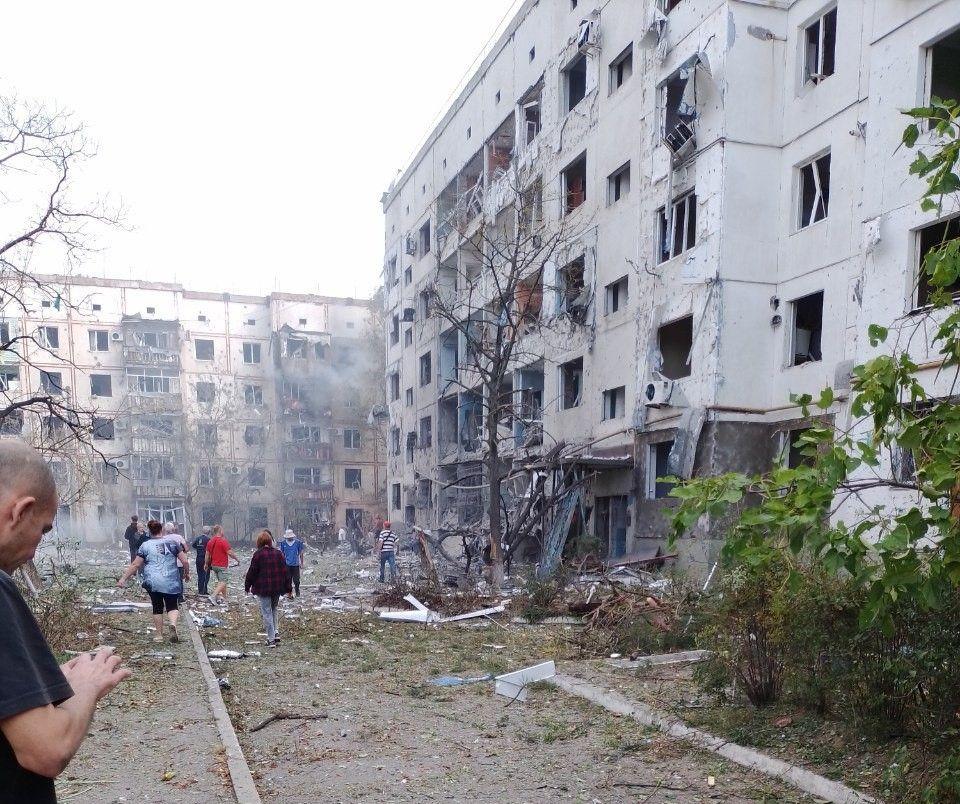 Military: Russia accidentally drops aerial bomb on occupied Nova Kakhovka