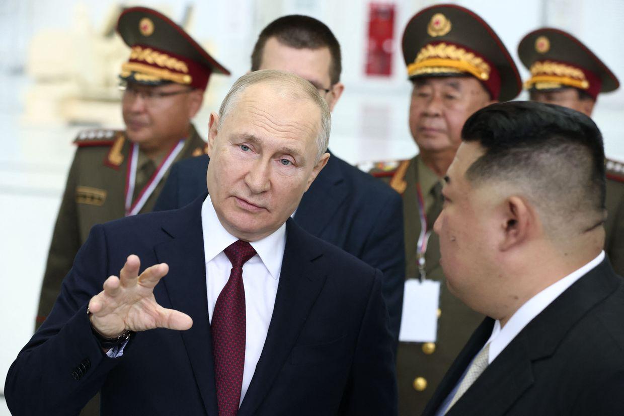 Putin, Kim meet at Russian cosmodrome ahead of expected arms talks