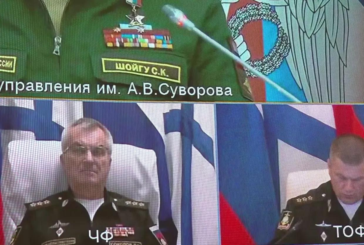 Russia shows alleged footage of Black Sea Fleet commander previously reported killed
