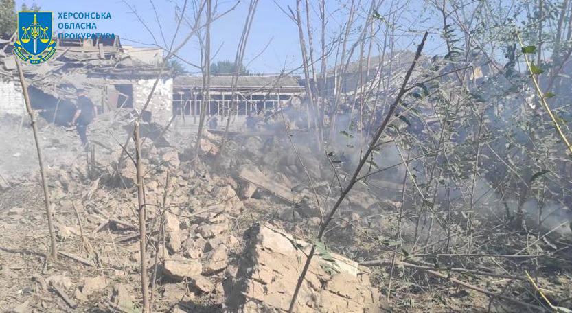 Russian forces attack Beryslav in Kherson Oblast, injuring 1