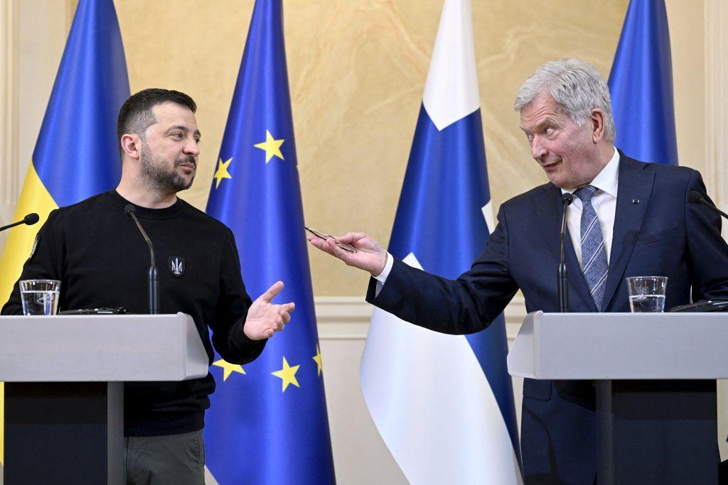 Zelensky thanks Finland for new military aid