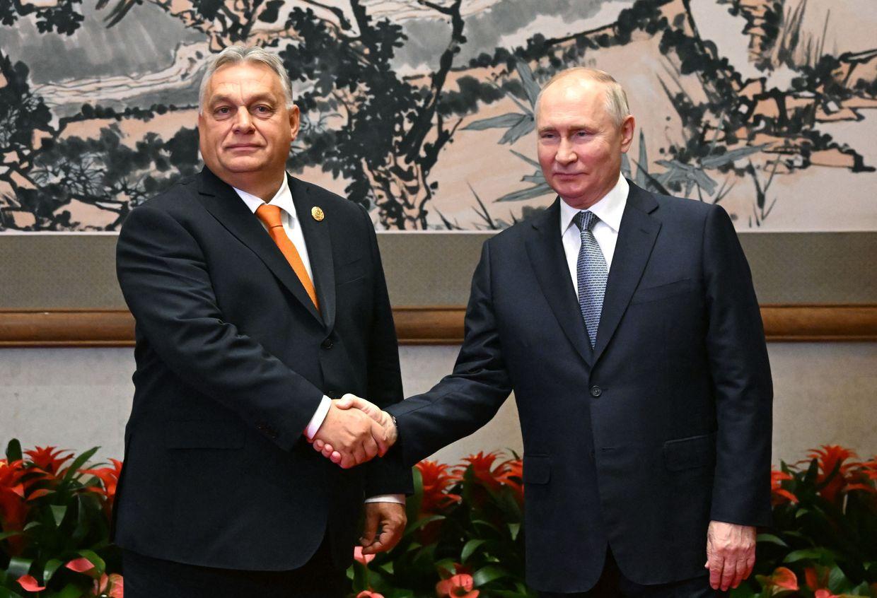 Putin, Orban hold talks in Beijing