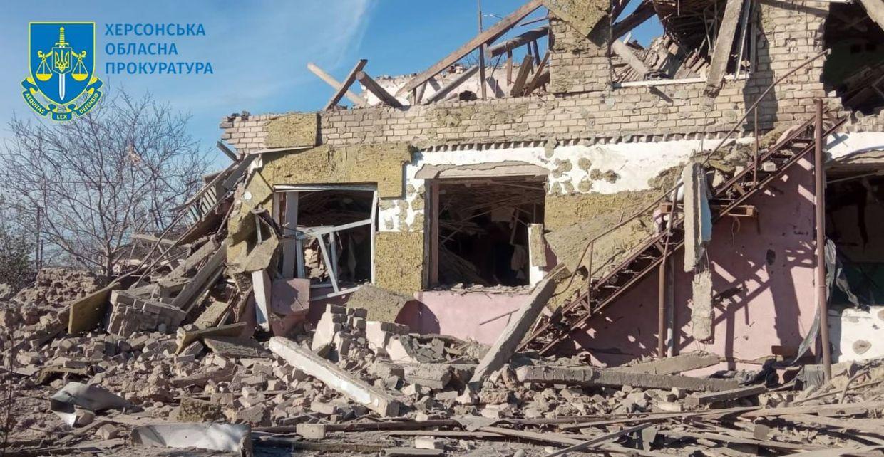 Russian attacks on Kherson Oblast kill 1, injure 1