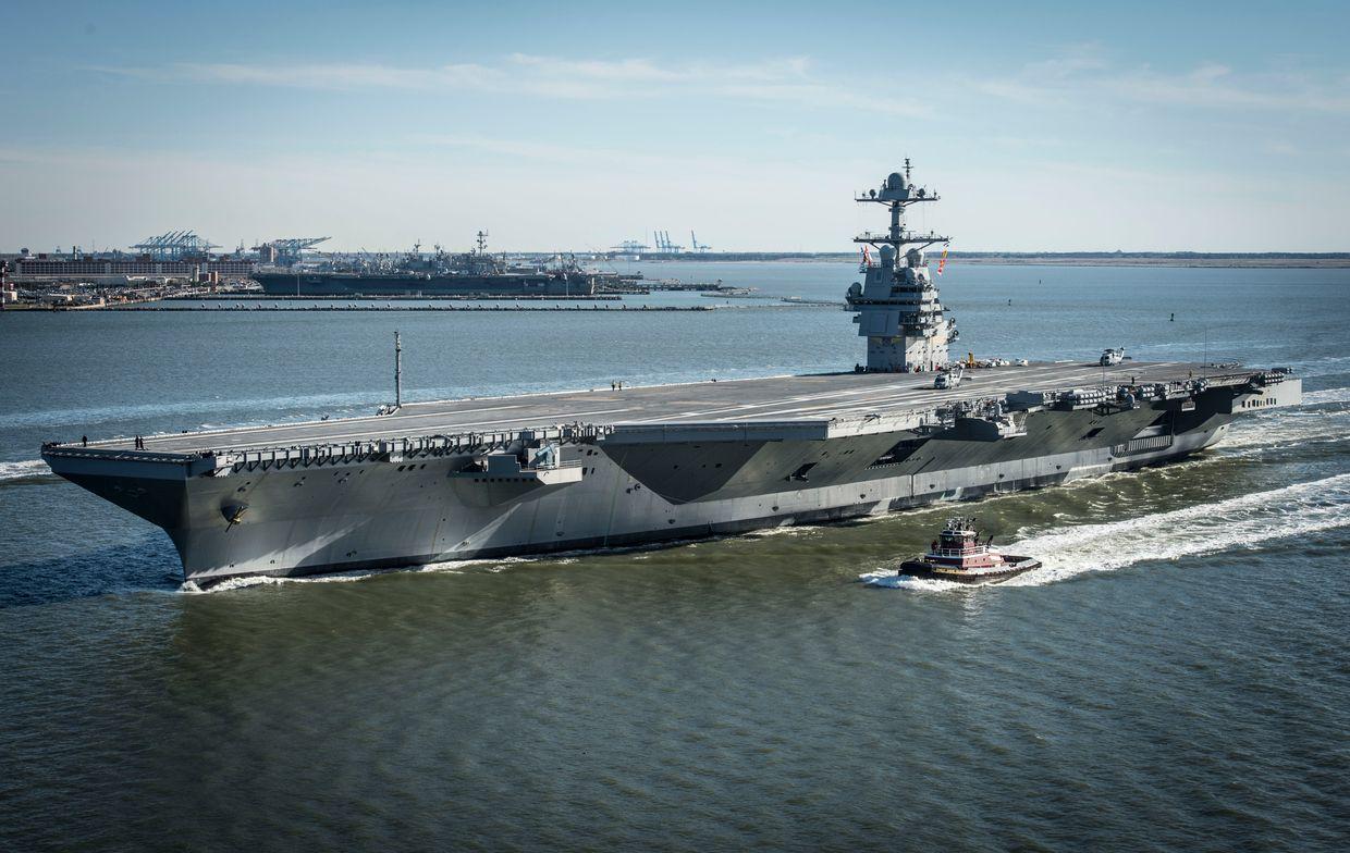 US sends carrier strike group to Middle East in response to attacks on Israel