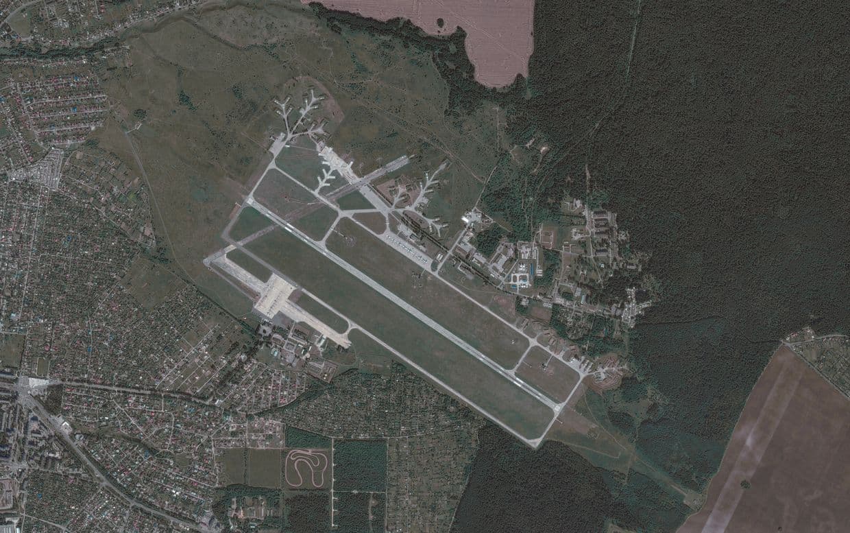Media: SBU drones attack Russian military camp in Russia's Kursk Oblast