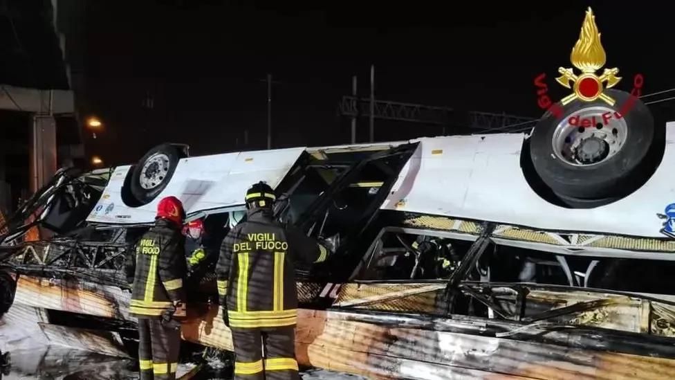 UPDATE: Venice bus crash kills 21 people, including 9 Ukrainians