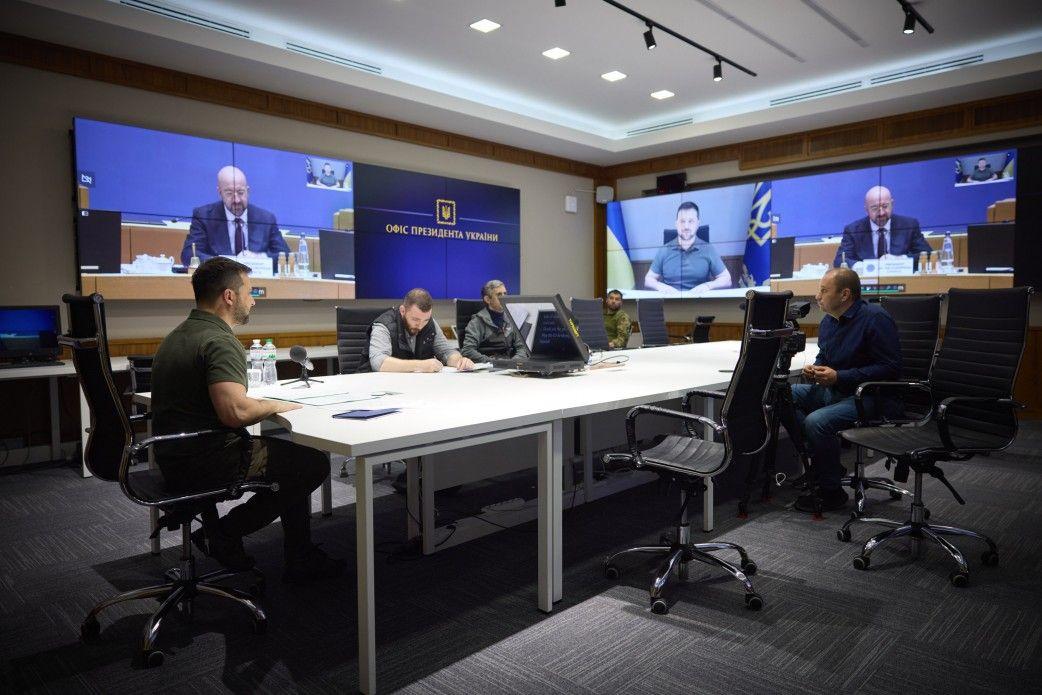 Zelensky asks EU leaders for endurance in face of Russia's aggressive ambitions