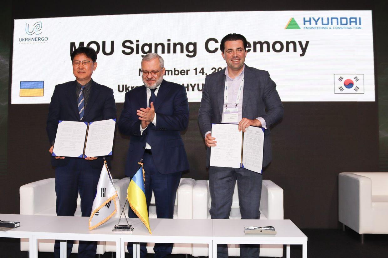 Hyundai and Ukrenergo sign memorandum of understanding