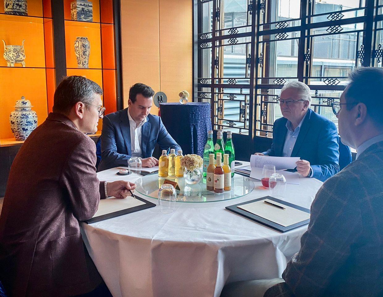 Kuleba meets Rheinmetall chief, says Ukraine will have more weapons