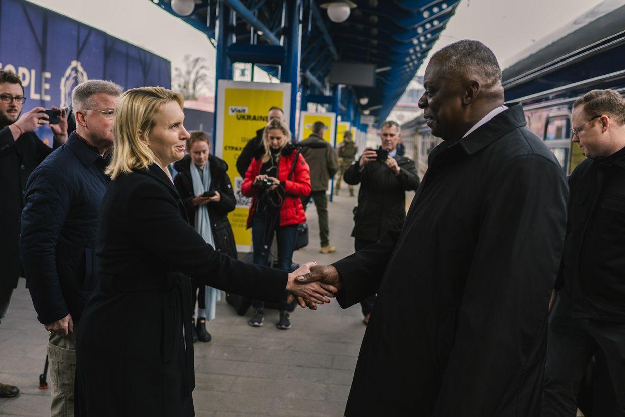 US Defense Secretary Austin makes unannounced visit to Ukraine