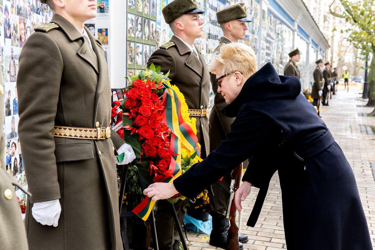 Lithuanian PM Simonyte visits Kyiv