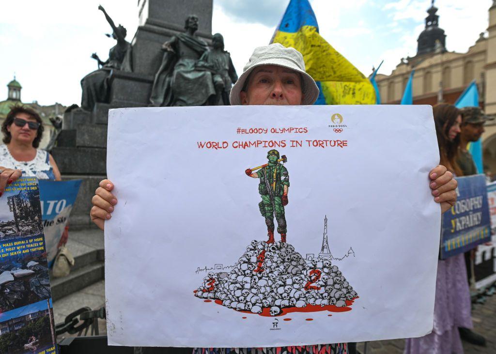 Russian, Belarusian athletes barred from Paris Olympics opening ceremony