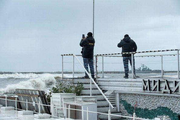 Crippling Black Sea storm reportedly destroys Kerch bridge barriers