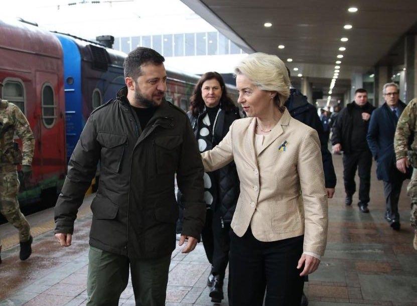 UPDATE: EU Commission chief von der Leyen arrives in Kyiv
