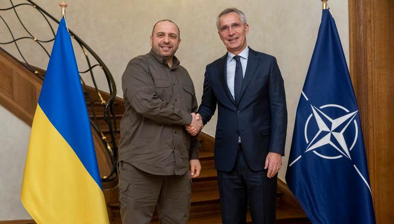 Umerov meets Stoltenberg in Brussels