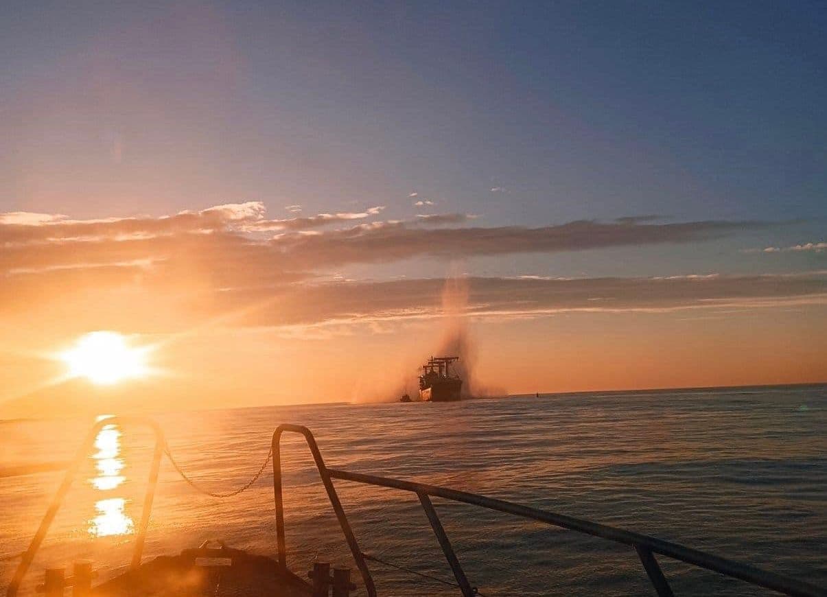 Military: Civilian vessel hits Russian mine in Black Sea, 2 sailors injured