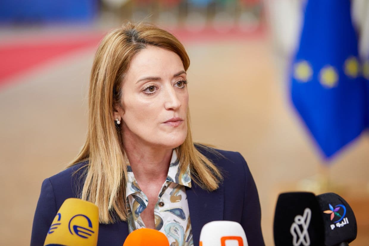 Metsola: EU works to avoid 'hard no' on Ukraine's accession talks
