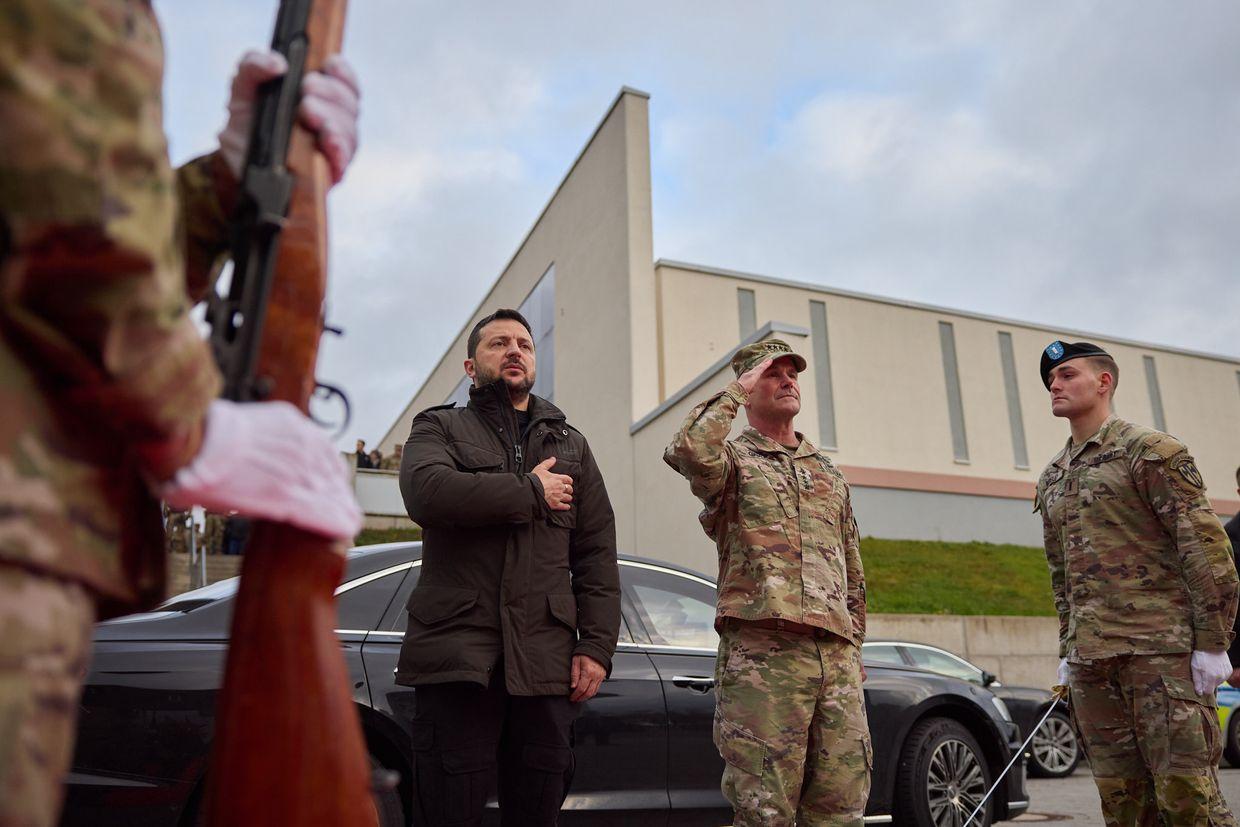 Update: Zelensky arrives in Germany, visits US military base