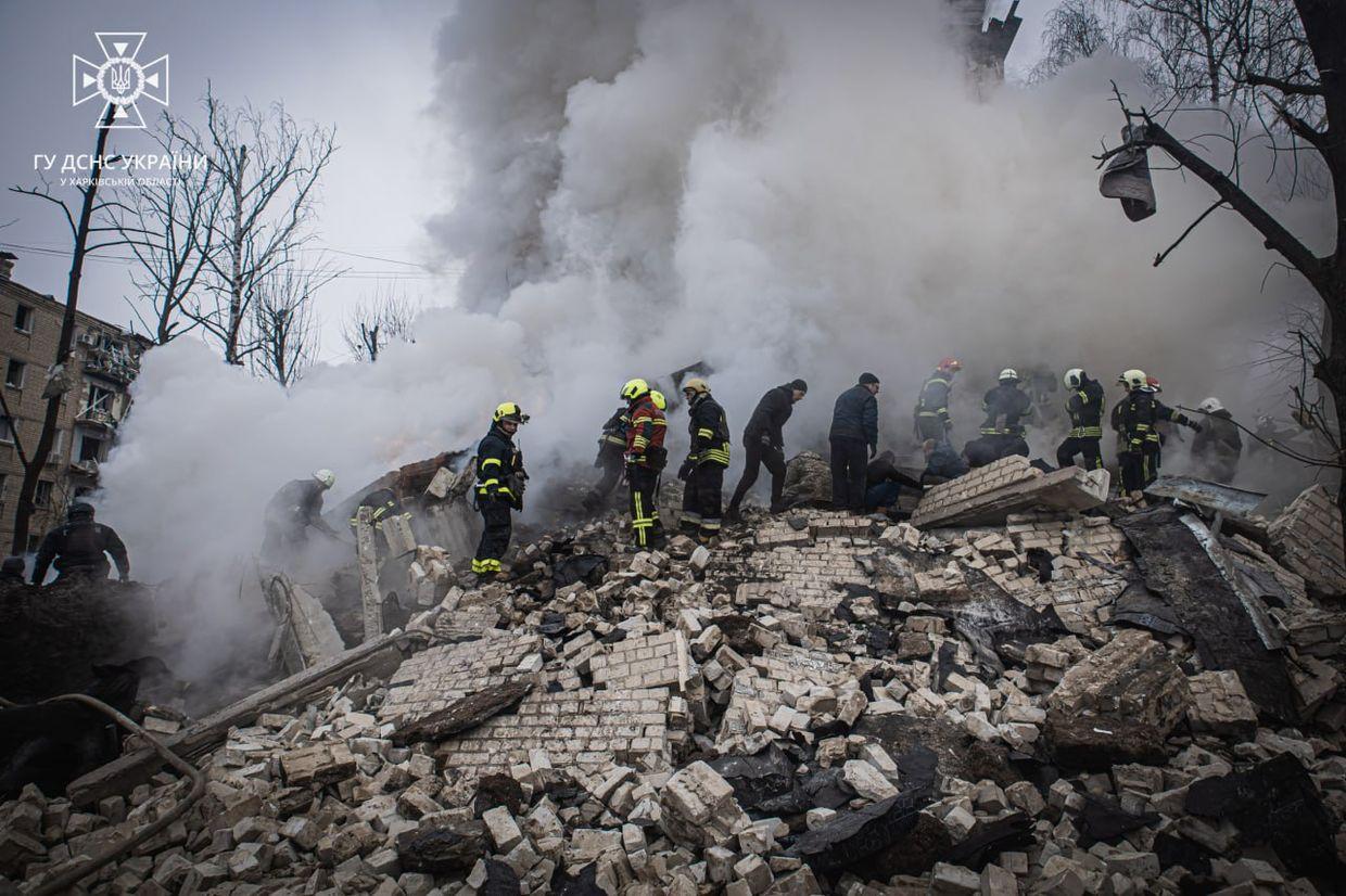 Official: Body of 8-year-old girl found on site of Russia’s morning strike against Kharkiv