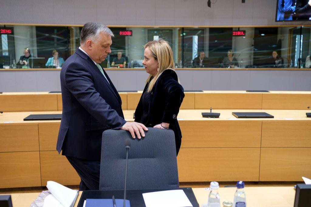 Bloomberg: Italian PM urges Orban to support Ukraine aid in back-channel talks