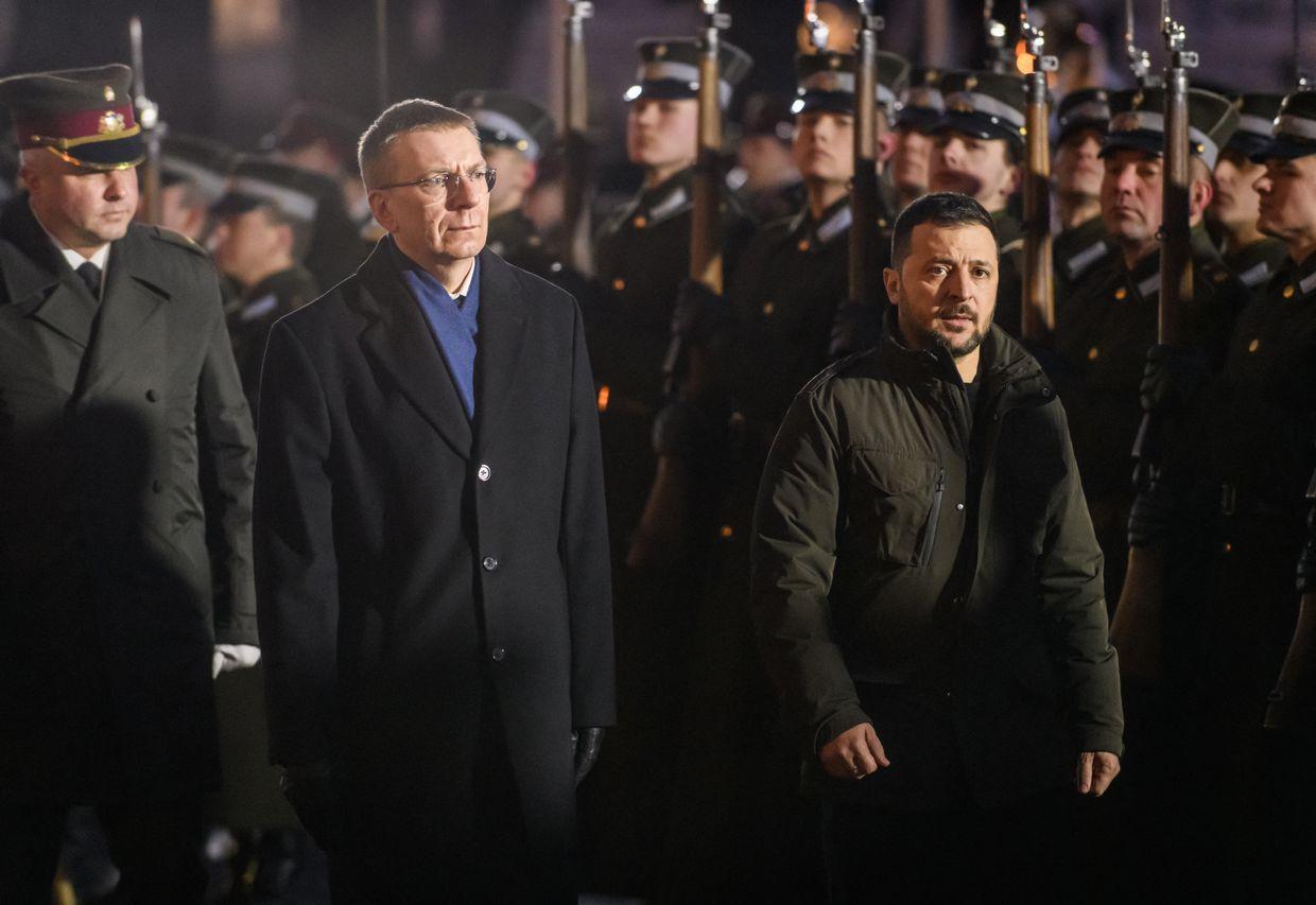 Zelensky arrives in Latvia as last stop on Baltic tour