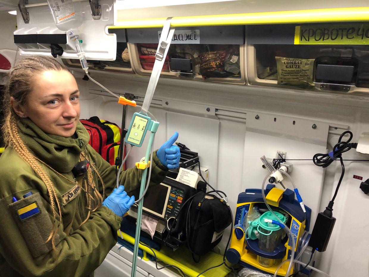 'I wanted to save lives.' How pregnant medic kept working on front line amid heavy combat
