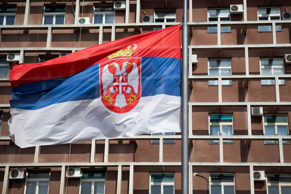 Flag of Serbia 