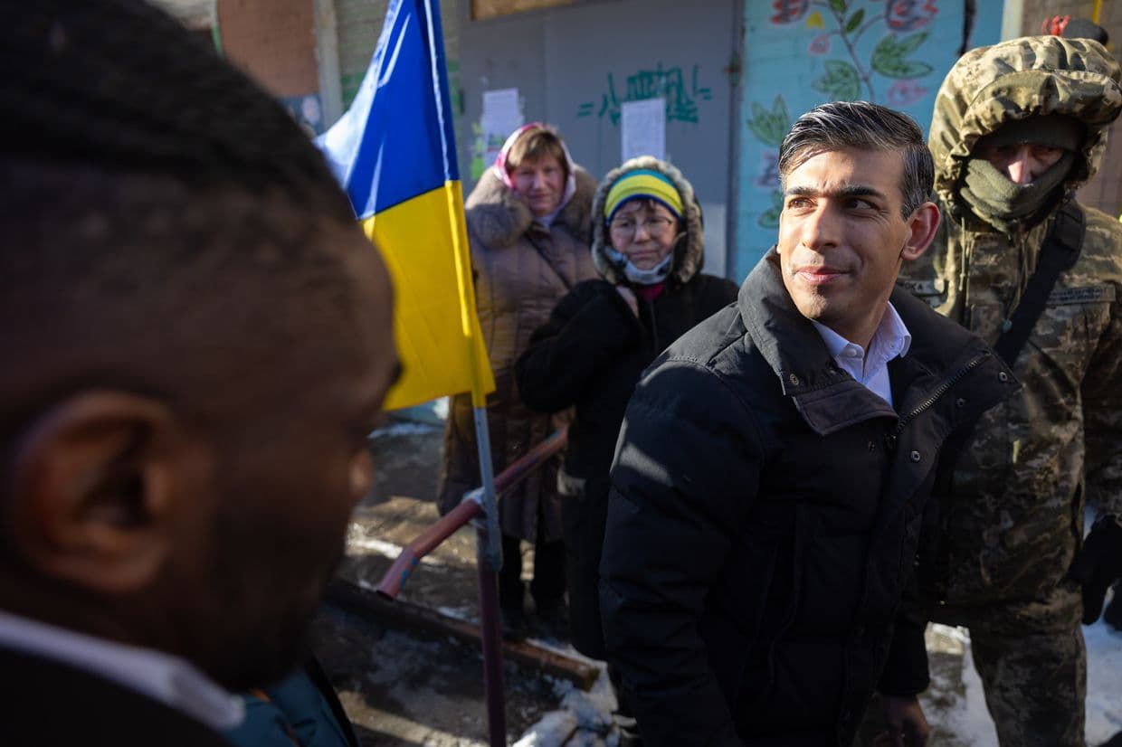 PM Sunak arrives in Ukraine, set to announce $3.2 billion aid package