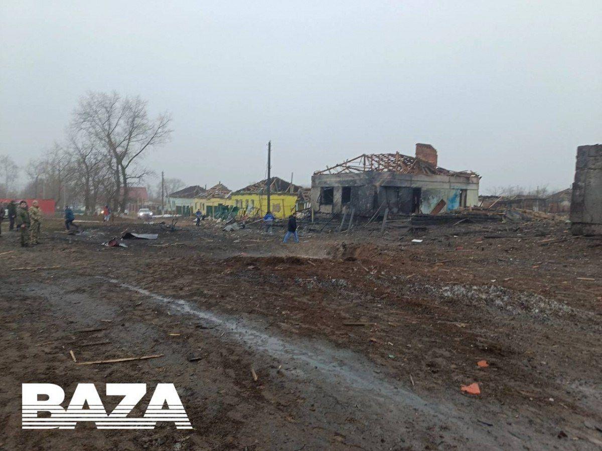 Russian missile reportedly hits Russian village amid latest mass attack on Ukraine