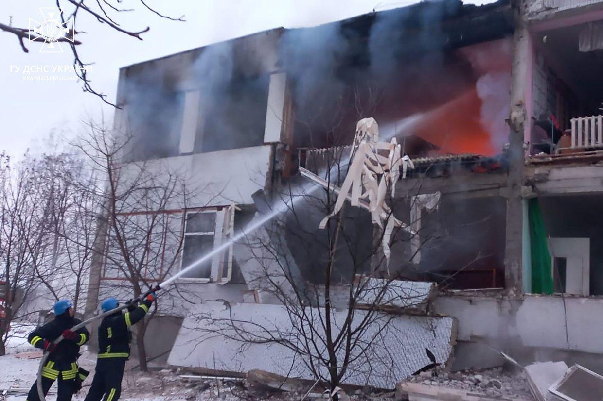 Russian airstrike against Kharkiv Oblast kills woman, damages school