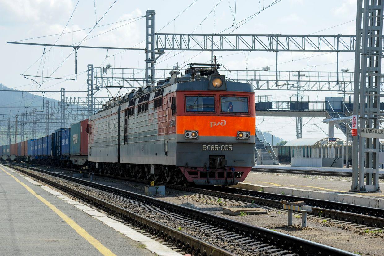 Freight train derailed in Russia's far east