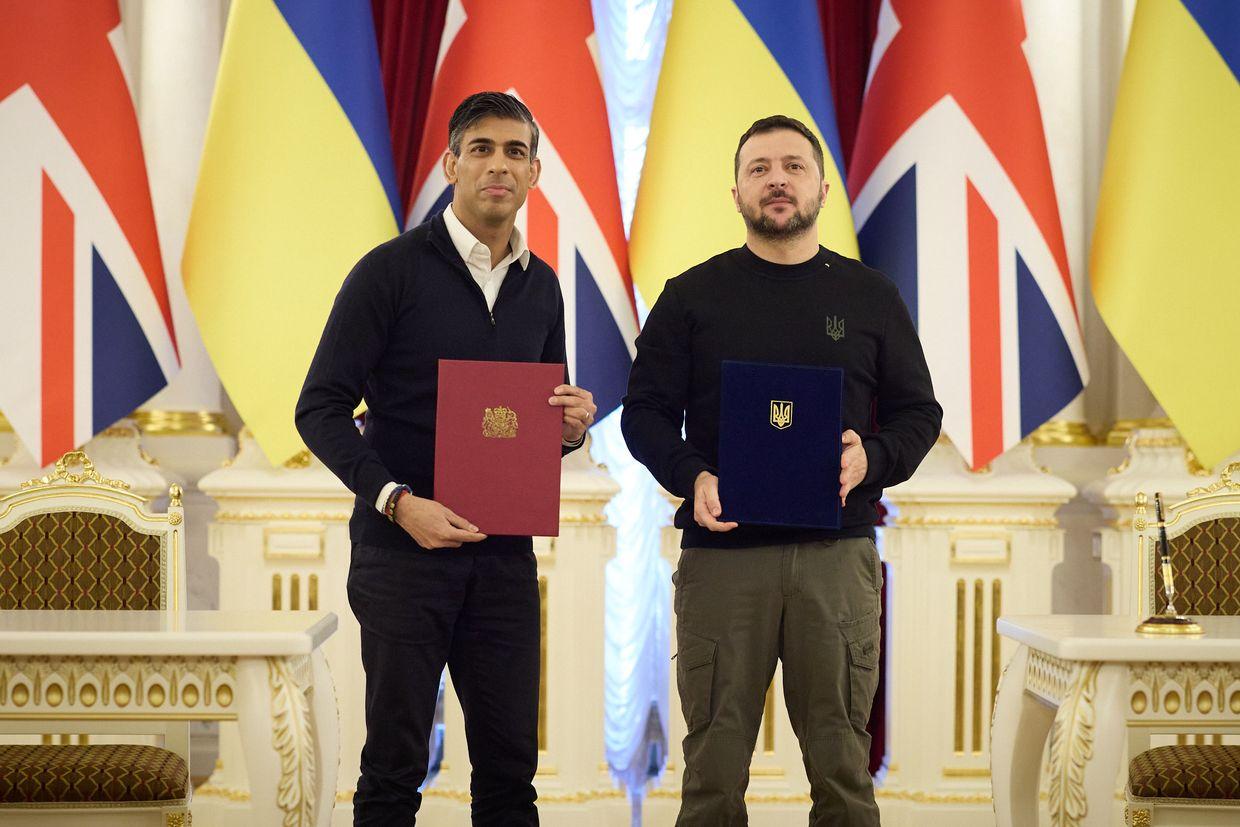 Sunak confirms $3.2 billion aid package for Ukraine, signs security deal with Zelensky