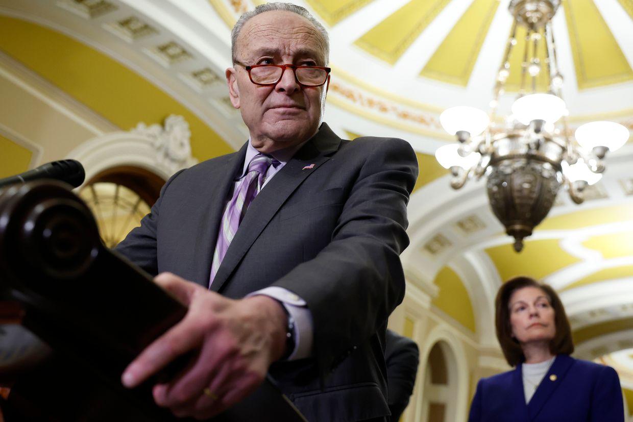 Bloomberg: Senate Majority Leader Chuck Schumer plans to push vote on Ukraine, Israel aid separate from border policy